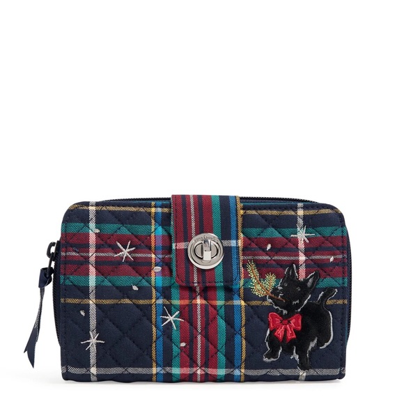 Vera Bradley Bags Nwt Vera Bradley Rfid Turnlock Walletin Recycled Cotton Scottie Dog Poshmark